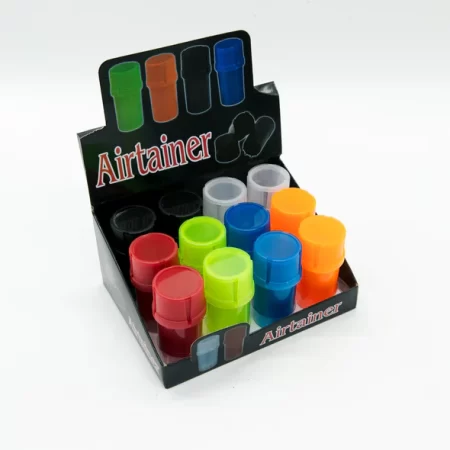 Airtainer Grinder 12 Pack – Assorted Colors | Storage + Grinder Combo